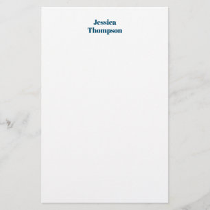 Papeterie Moderne élégant Plain Simple Professionnel