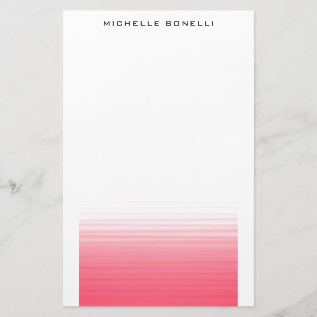 Papeterie Moderne Minimaliste Professionnel Simple Uni (Devant)