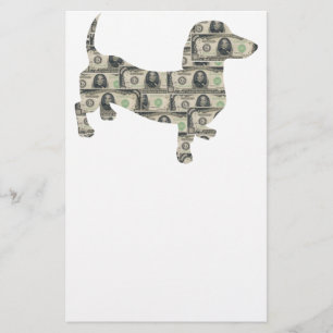 Papeterie Money Dachshund Wall Street