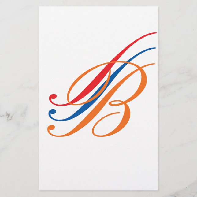 Papeterie monogramme (Devant)