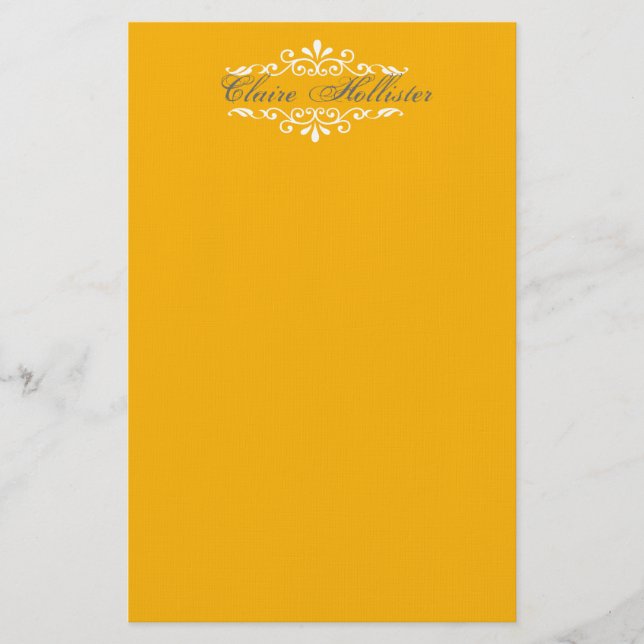 Papeterie Monogramme d'or (Devant)