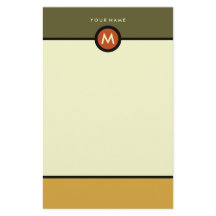 Papeterie Monogramme moderne - Affaires ou personn