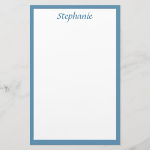 Papeterie Monogrammes Nom personnalisé Couleur Dusty Mariage