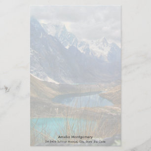 Papeterie Montagnes alpines pittoresques photo