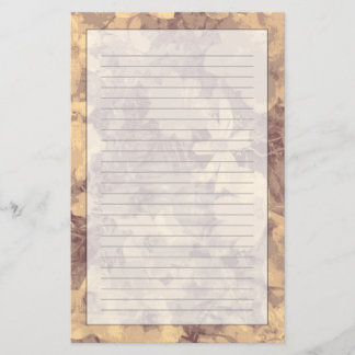 Papeterie Motif de camouflage de fleur et de feuille sur le