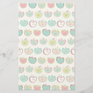 Papeterie Motif de pomme mignon