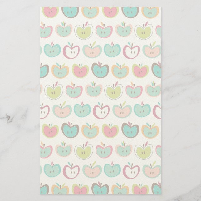 Papeterie Motif de pomme mignon (Devant)