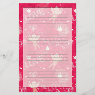 Papeterie Motif de Saint-Valentin avec le cupidon