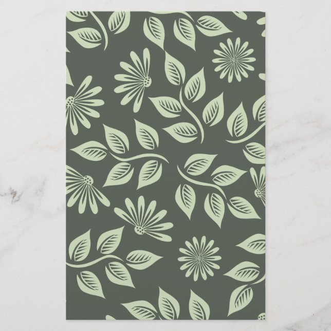 Papeterie Motif des fleurs de printemps (Devant)