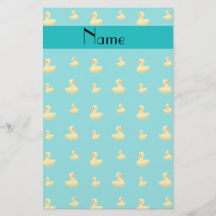 Papeterie Motif en caoutchouc personnalisé de canard de