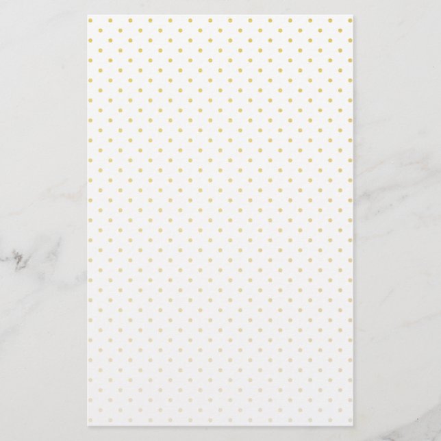 Papeterie Motif Gold Foil Tiny Polkadot (Devant)