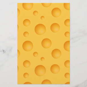 Papeterie Motif jaune de fromage