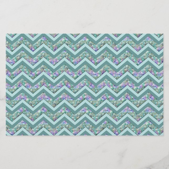 Papeterie Motif Rainbow Foil ZigZag (Devant)