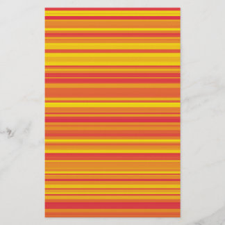 Papeterie Motif sans couture à rayures jaunes orange