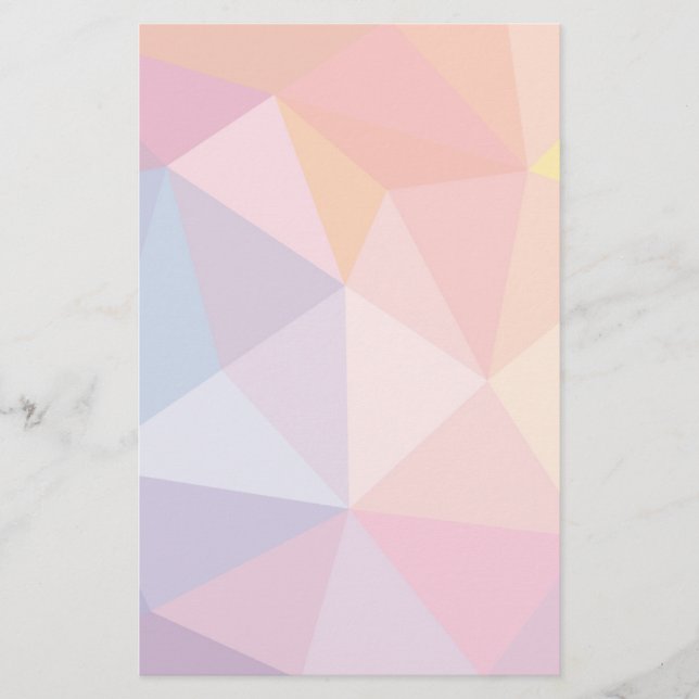 Papeterie Motif triangle Abstrait coloré (Devant)