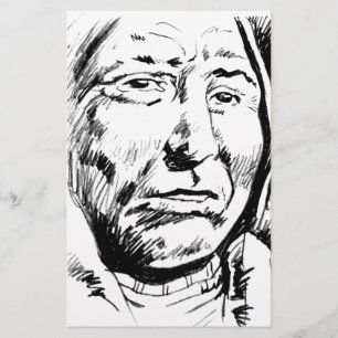 Papeterie Motivation du croquis en chef indien