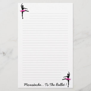 Papeterie Moustache. Au ballet