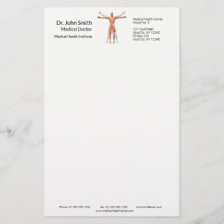 Papeterie Muscles de squelette du corps humain Médicale - Pa