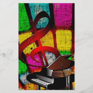 Papeterie Music Piano Keys Notes Enseignant Destiny Instrume