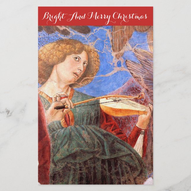 PAPETERIE MUSIQUE FABRIQUANT ANGE NOËL ET INSTRUMENT DE CHAÎ (Devant)