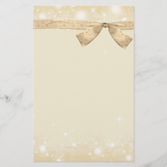 Papeterie Neige d'hiver stationnaire (Devant)