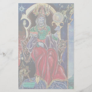 Papeterie NEUROMANCER red purple bleu