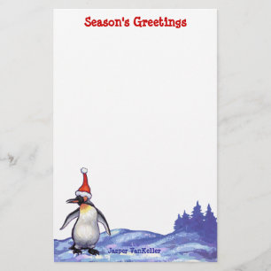 Papeterie Noël des pingouins