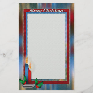 Papeterie Noël en verre tendu