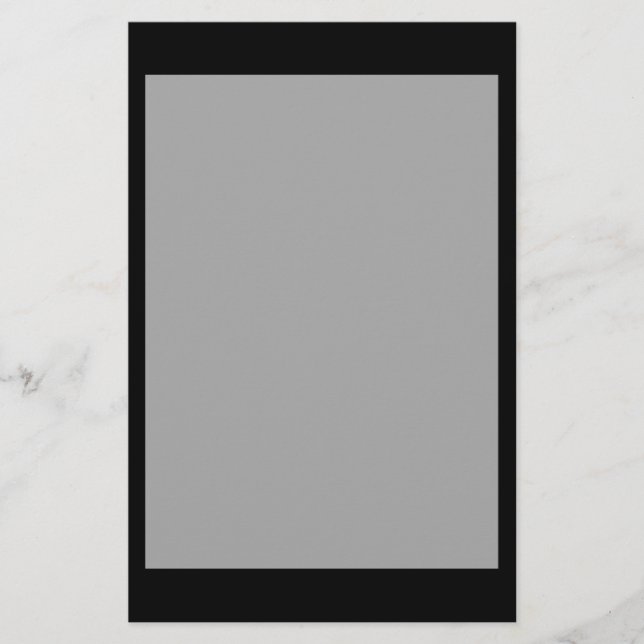 Papeterie noir 8 x 11 concevoir votre propre produit (Devant)