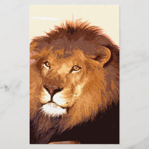 Papeterie Œuvre d'art Lion