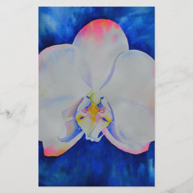 Papeterie Orchidée Rouge Clair (Devant)