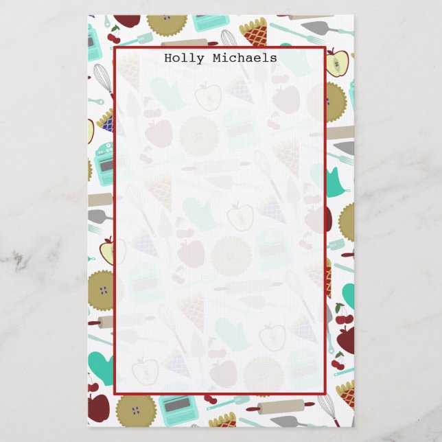 Papeterie orientée de tarte (Devant)