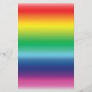 Papeterie orteil arc-en-ciel couleurs lgbt