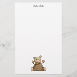 Papeterie Ours de Lil · Barboteuse Brown de bébé