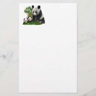 Papeterie Ours de panda et petits