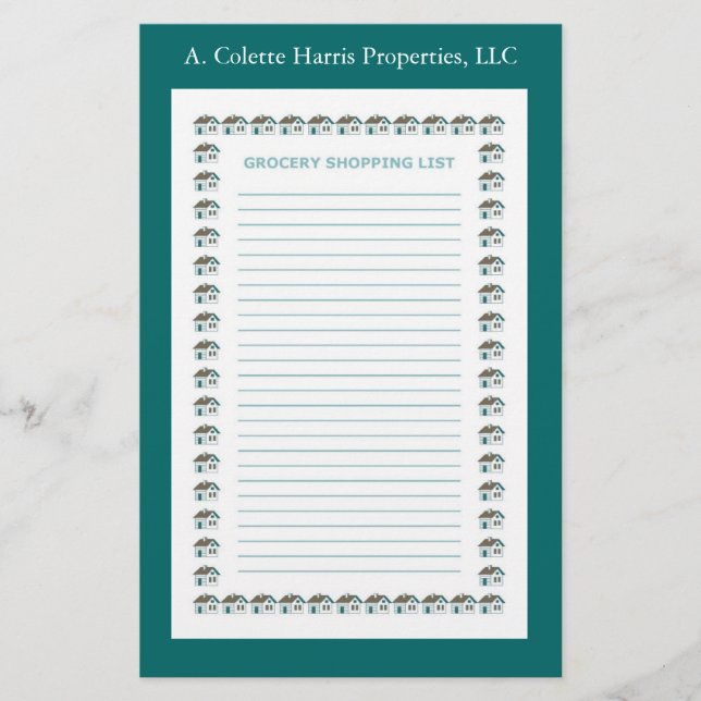 Papeterie Pad - Design 3 (Devant)