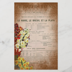 Papeterie Page Scrapbooking du journal vintage