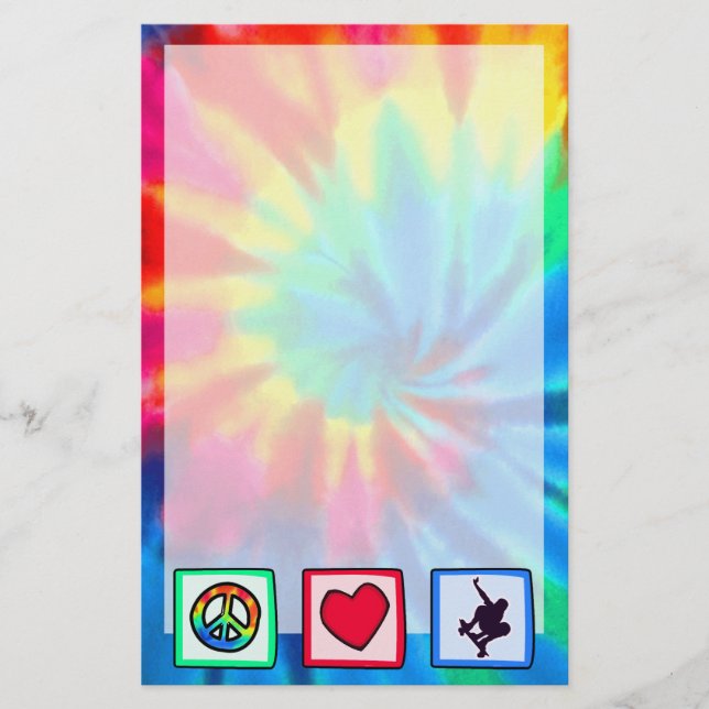 Papeterie Paix, Amour, Skate (Devant)