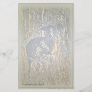 Papeterie Papier à lettres Cerf Buck à queue blanche