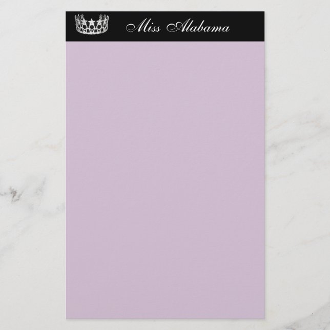 Papeterie Papier à lettres Concours Couronne & Titre (Devant)