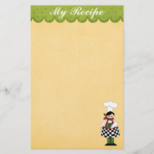 Papeterie Papier à lettres Cute Chef