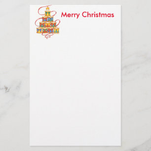 Papeterie Papier à lettres de Noël Arbre de tambours