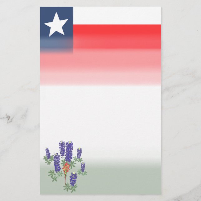 Papeterie Papier à lettres Lone Star State (personnalisable) (Devant)