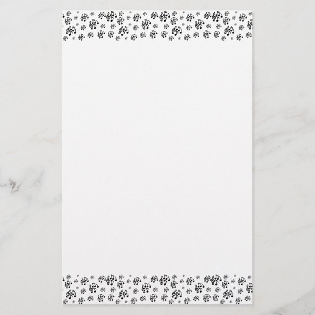 Papeterie Papier à lettres Music Keys (Devant)