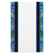 Papier à lettres Peacock Feather