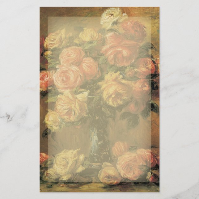 Papeterie Papier à lettres Renoir Roses (Devant)
