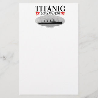 Papeterie Papier à lettres Titanic Ghost Ship