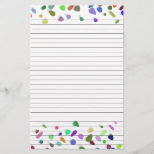 Papeterie Papier à reliure pois pour les notes Papier à lett