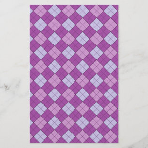Papeterie Papier d'artisanat à plaid violet
