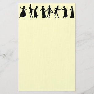 Papeterie Papier de danseurs de Regency